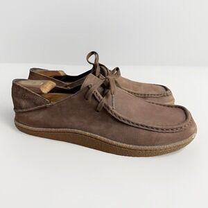 Clarks Pilton Wallabee Shoes Brown Suede Leather Men's 10 US